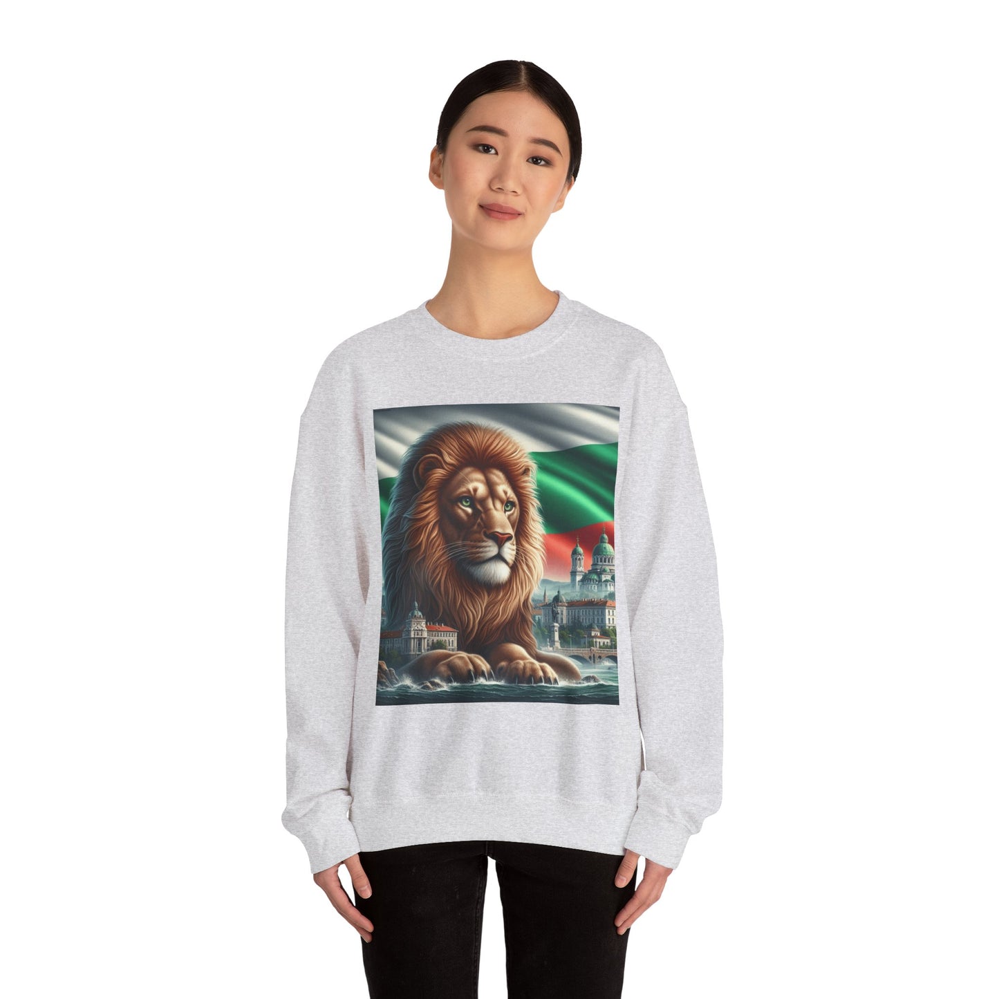 Majestic Lion Sweatshirt - Unisex Heavy Blend™ - Perfect for Animal Lovers