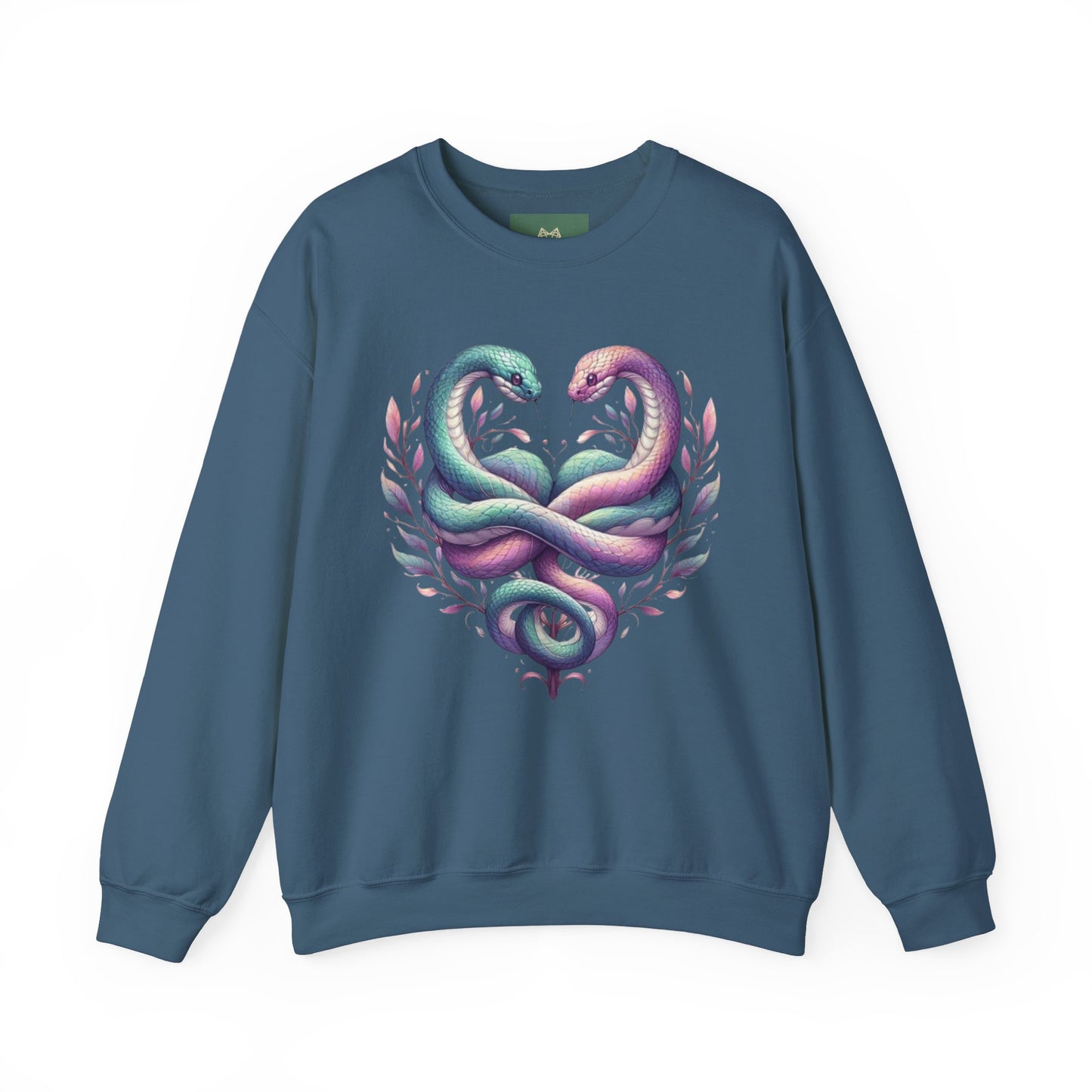 Snakes Heart Graphic Unisex Crewneck Sweatshirt