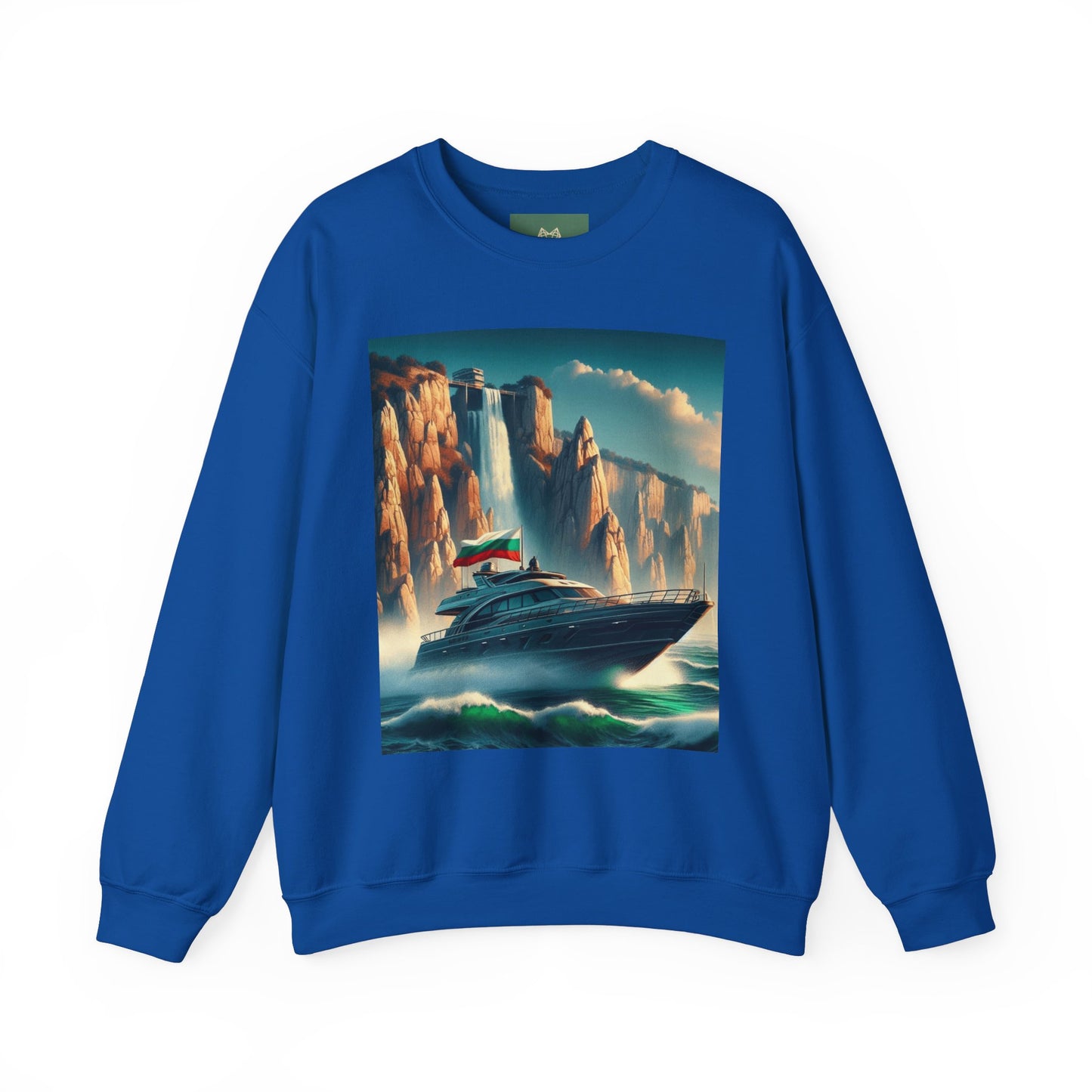 Nautical Adventure Crewneck Sweatshirt - Perfect for Travelers