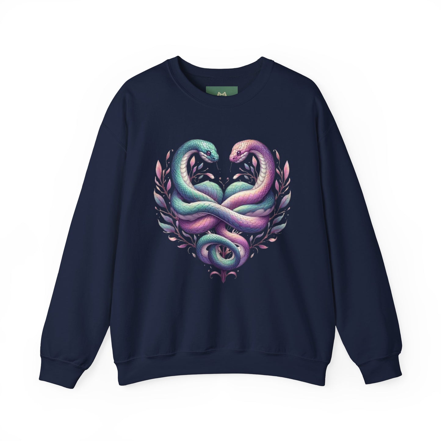 Snakes Heart Graphic Unisex Crewneck Sweatshirt