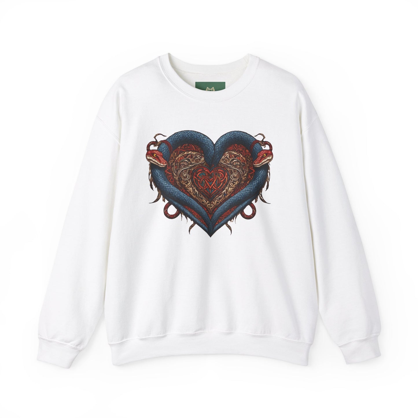 Heart of Ink Unisex Heavy Blend Crewneck Sweatshirt - Cozy Artistic Pullover