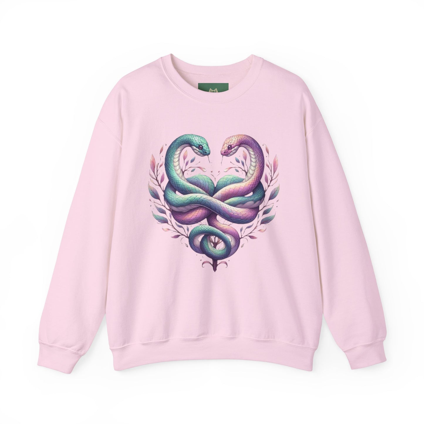 Snakes Heart Graphic Unisex Crewneck Sweatshirt