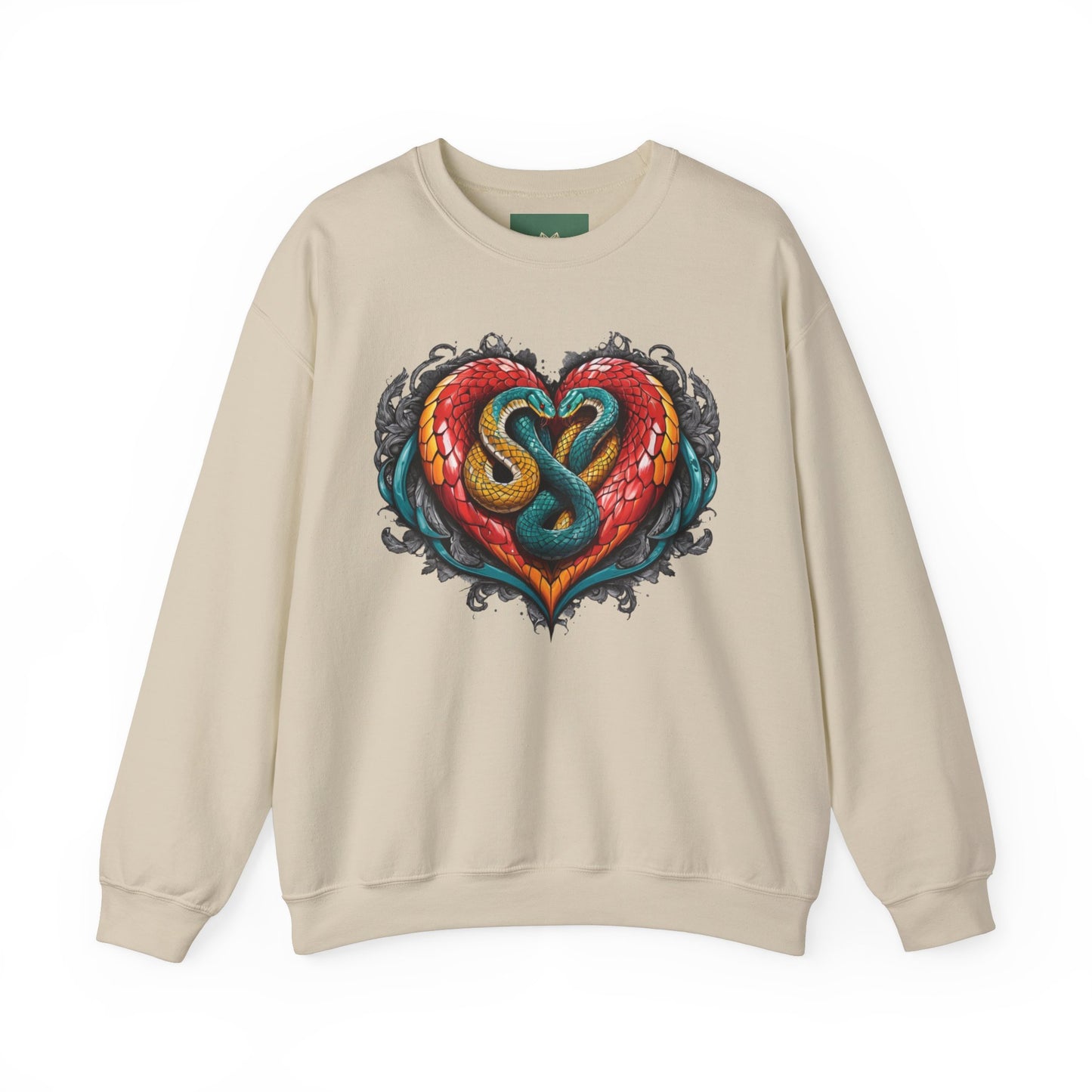 Colorful Serpent Heart Sweatshirt