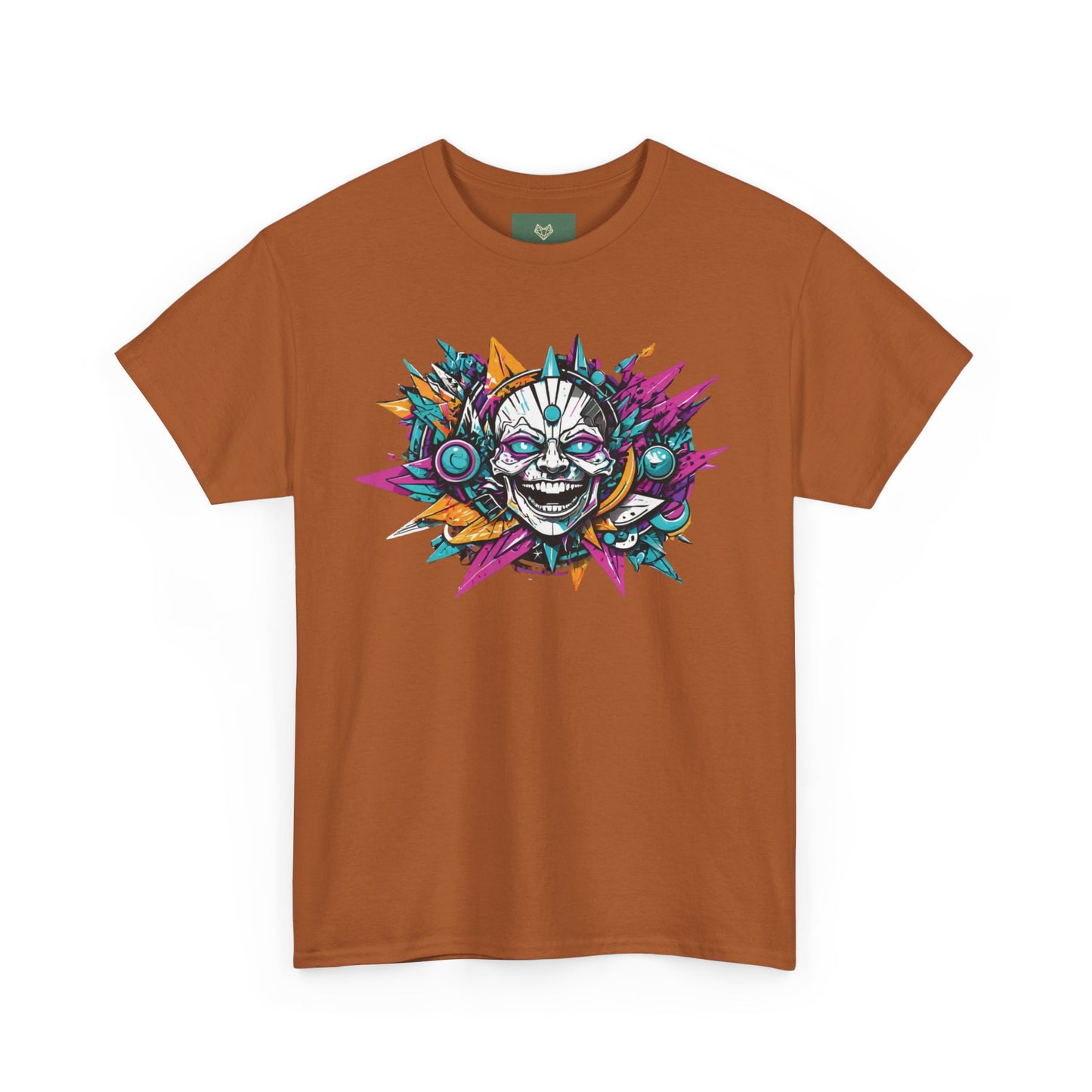 Colorful Graphic Tee - Unisex Heavy Cotton T-Shirt with Vibrant Art Design