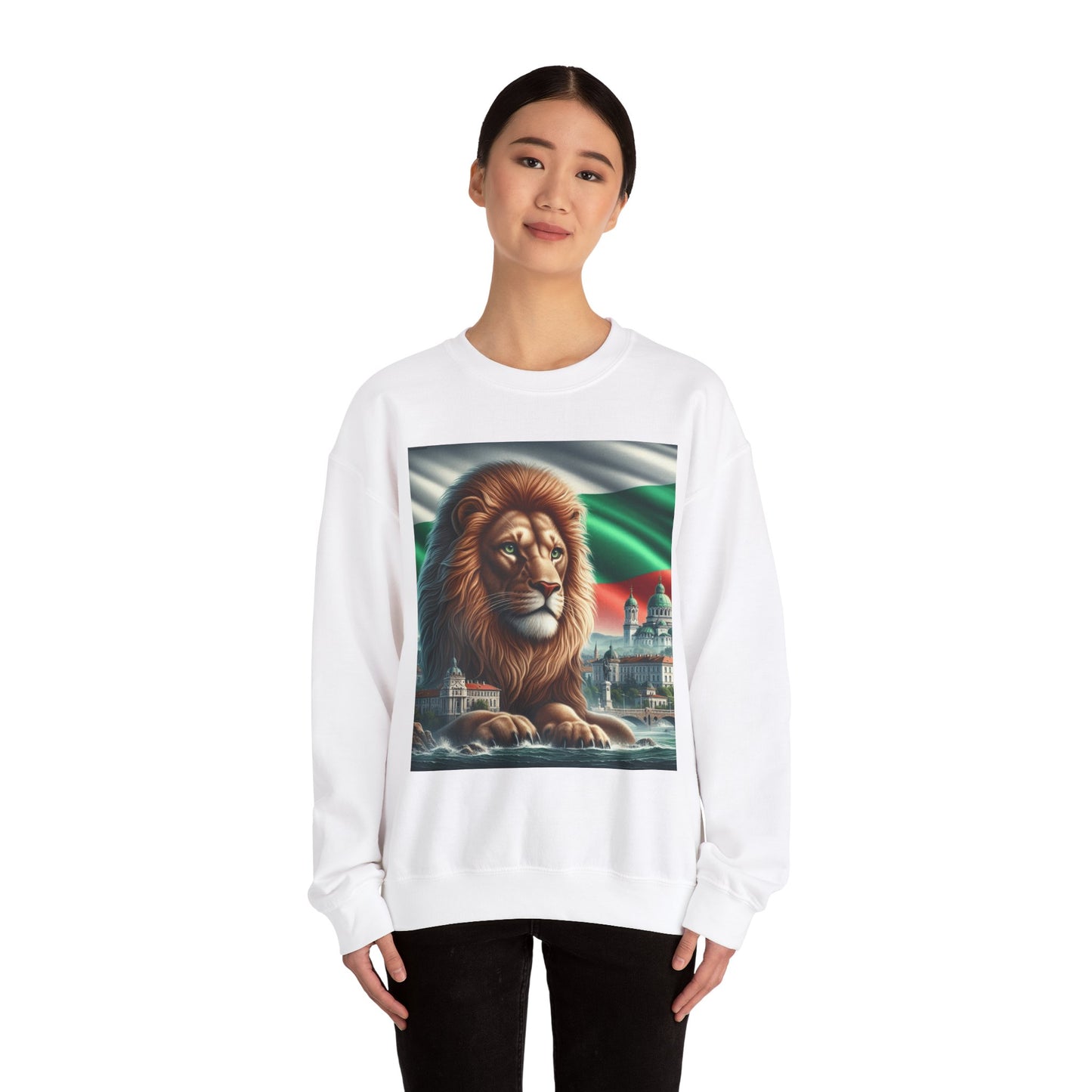 Majestic Lion Sweatshirt - Unisex Heavy Blend™ - Perfect for Animal Lovers