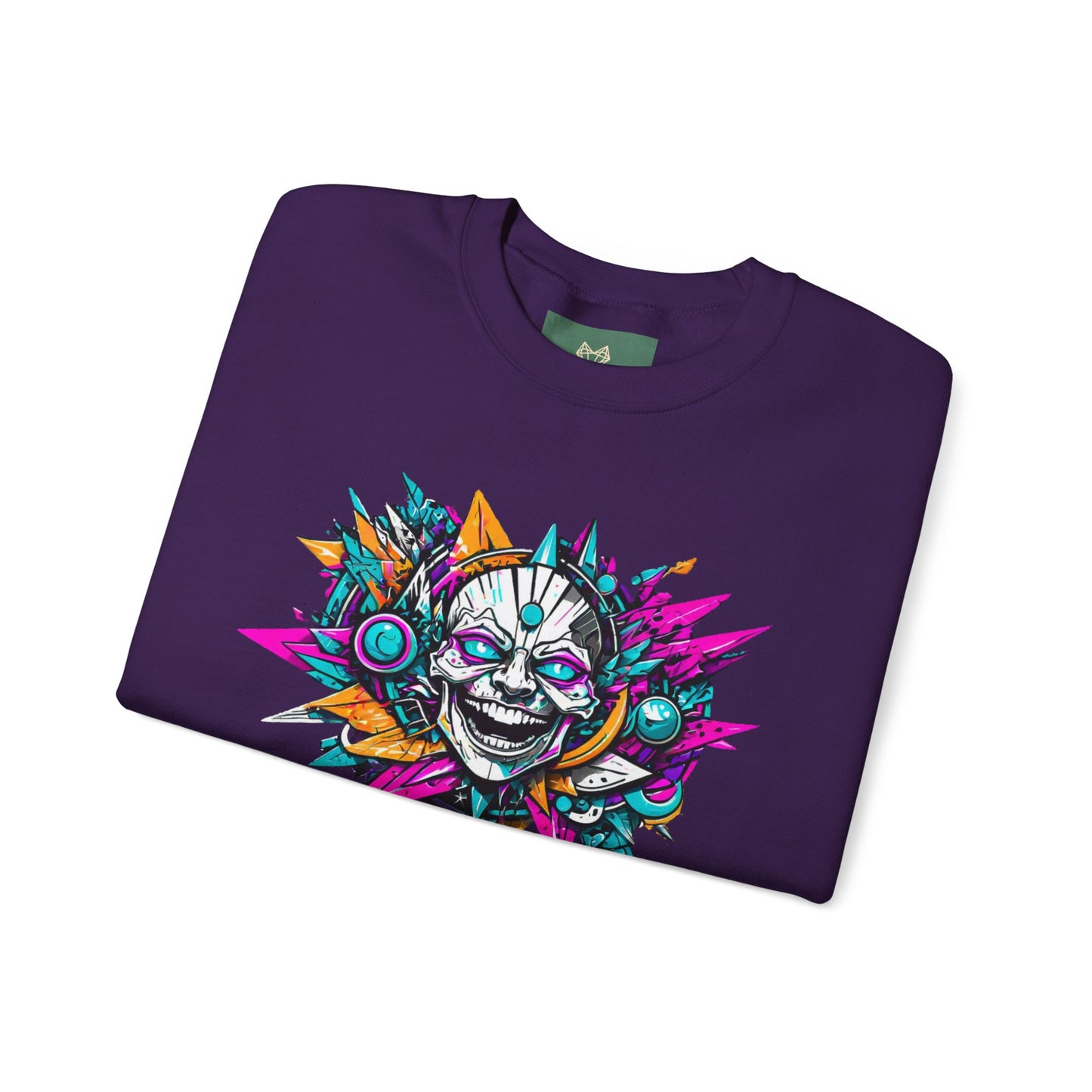 Colorful Graphic Unisex Heavy Blend™ Crewneck Sweatshirt - Perfect for Music Lovers