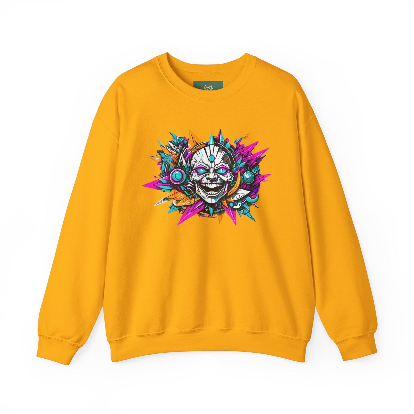 Унисекс Heavy Blend™ суитчър с цветна графика Crewneck - идеален за любителите на музиката