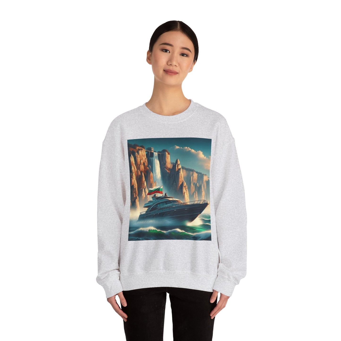 Nautical Adventure Crewneck Sweatshirt - Perfect for Travelers