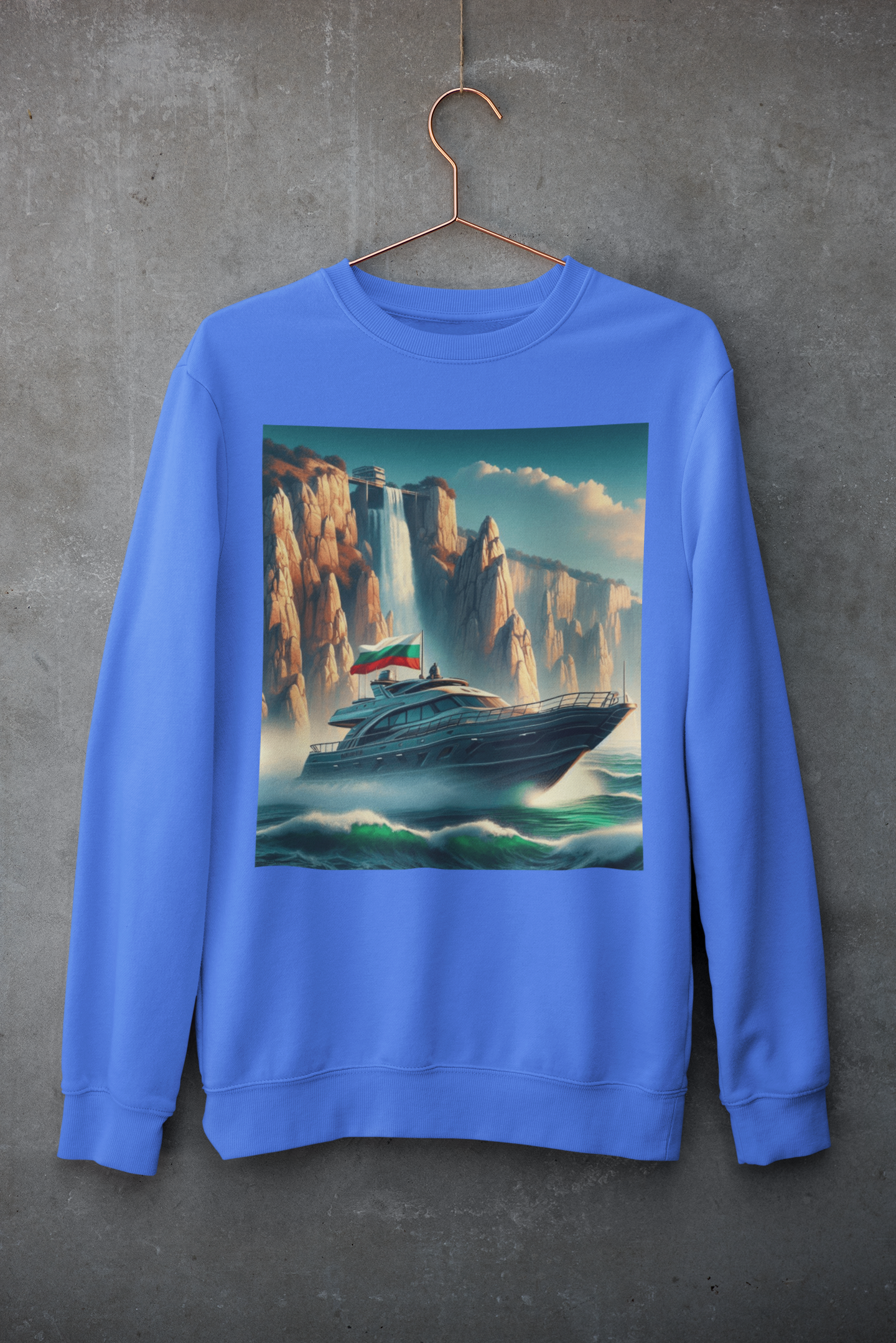 Nautical Adventure Crewneck Sweatshirt - Perfect for Travelers