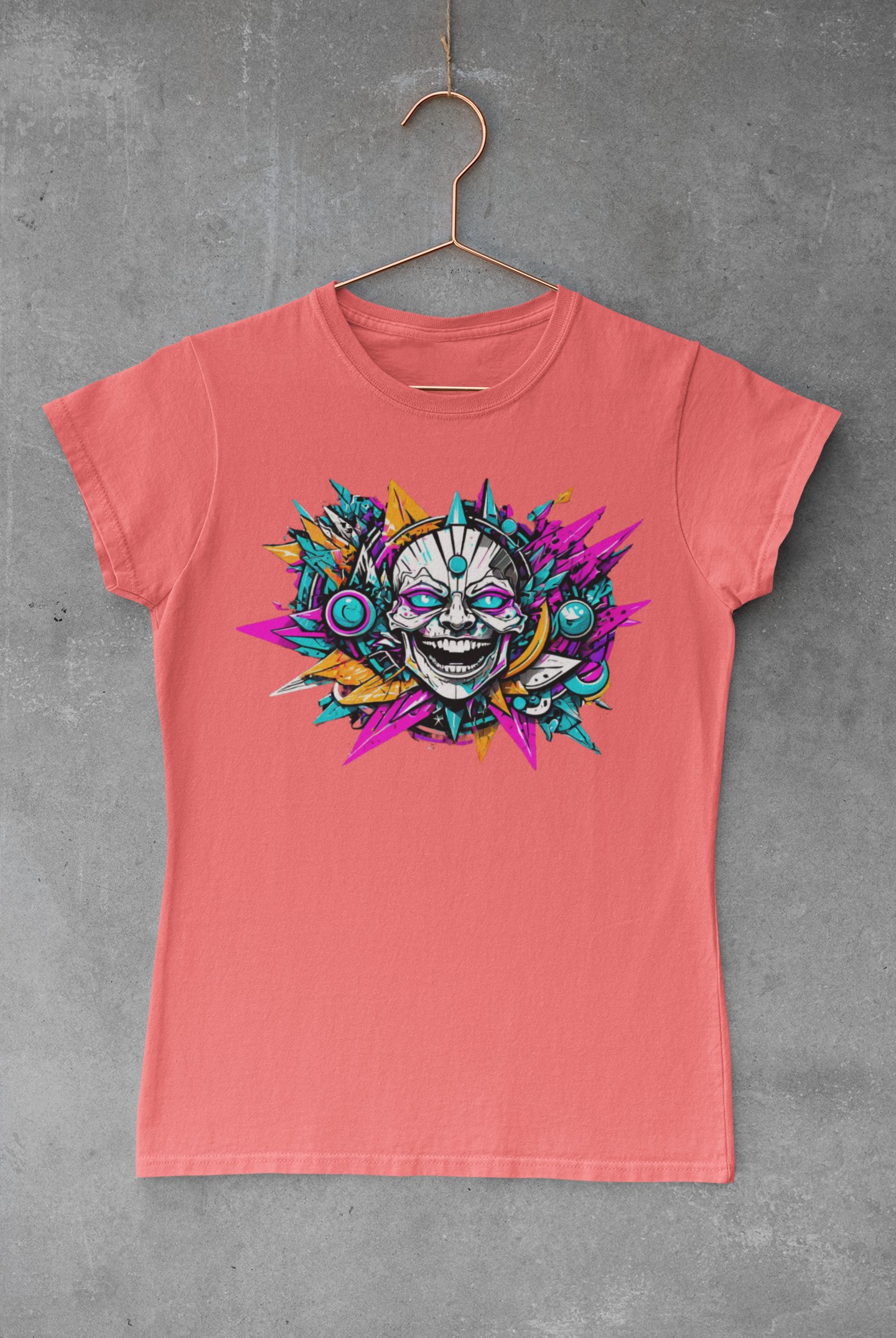 Colorful Graphic Tee - Unisex Heavy Cotton T-Shirt with Vibrant Art Design