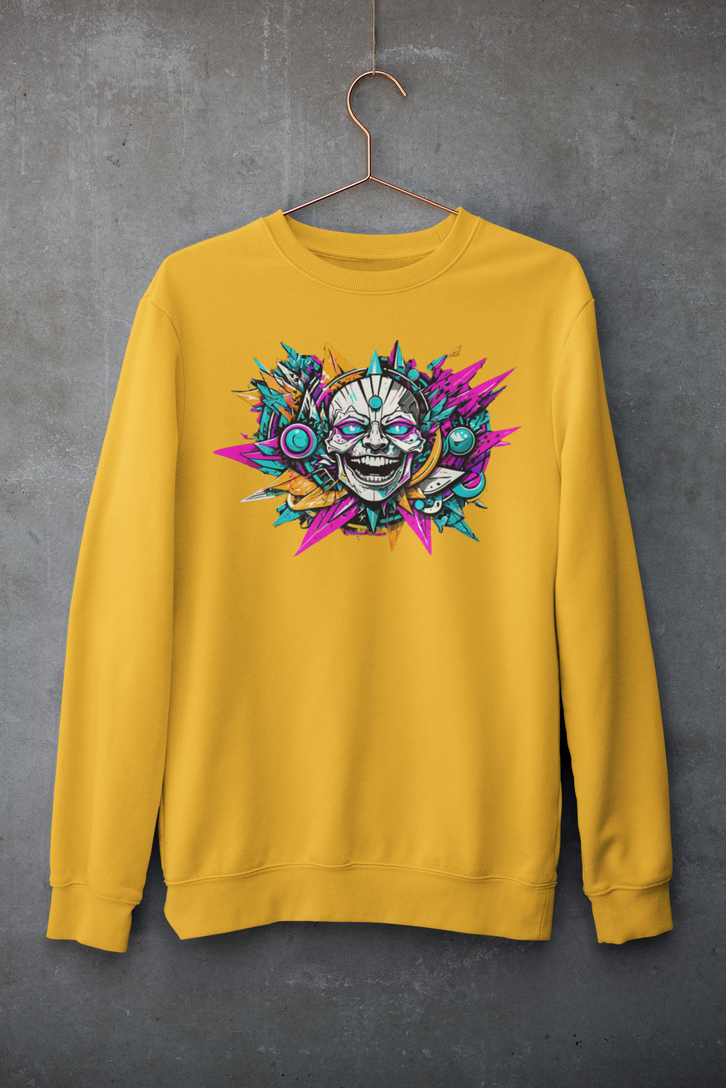 Colorful Graphic Unisex Heavy Blend™ Crewneck Sweatshirt - Perfect for Music Lovers