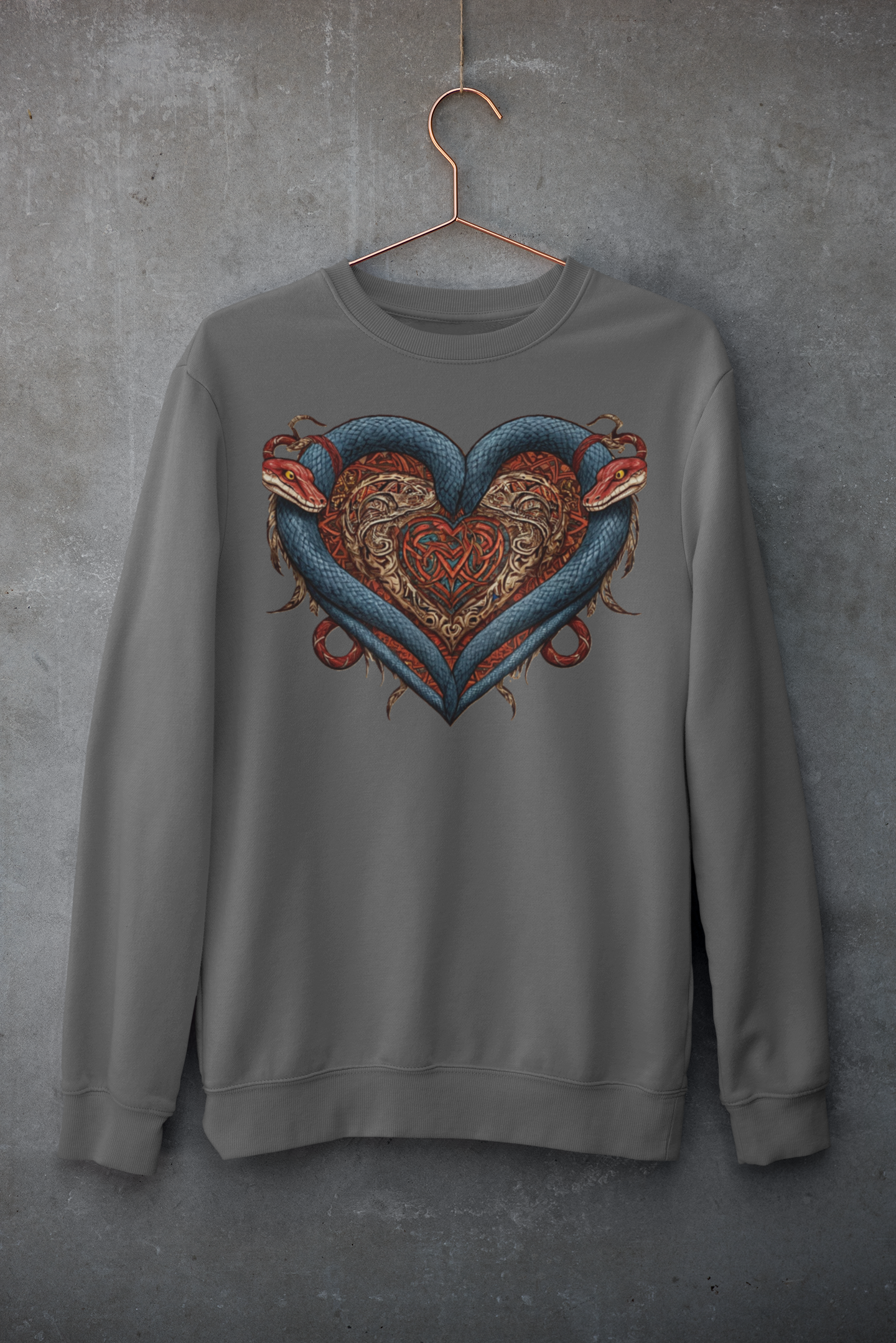 Heart of Ink Unisex Heavy Blend Crewneck Sweatshirt - Cozy Artistic Pullover