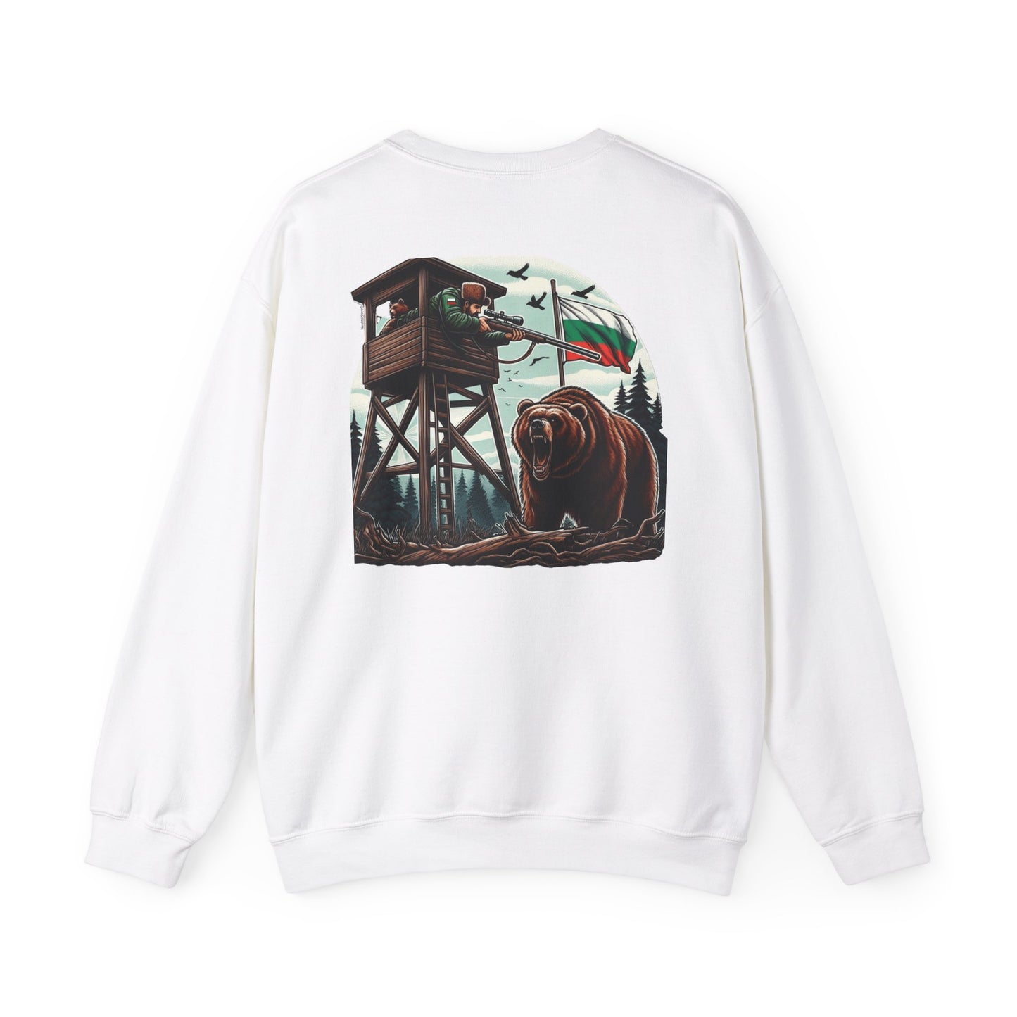 Adventure Awaits Unisex Heavy Blend™ Crewneck Sweatshirt - Outdoor Lover's Apparel