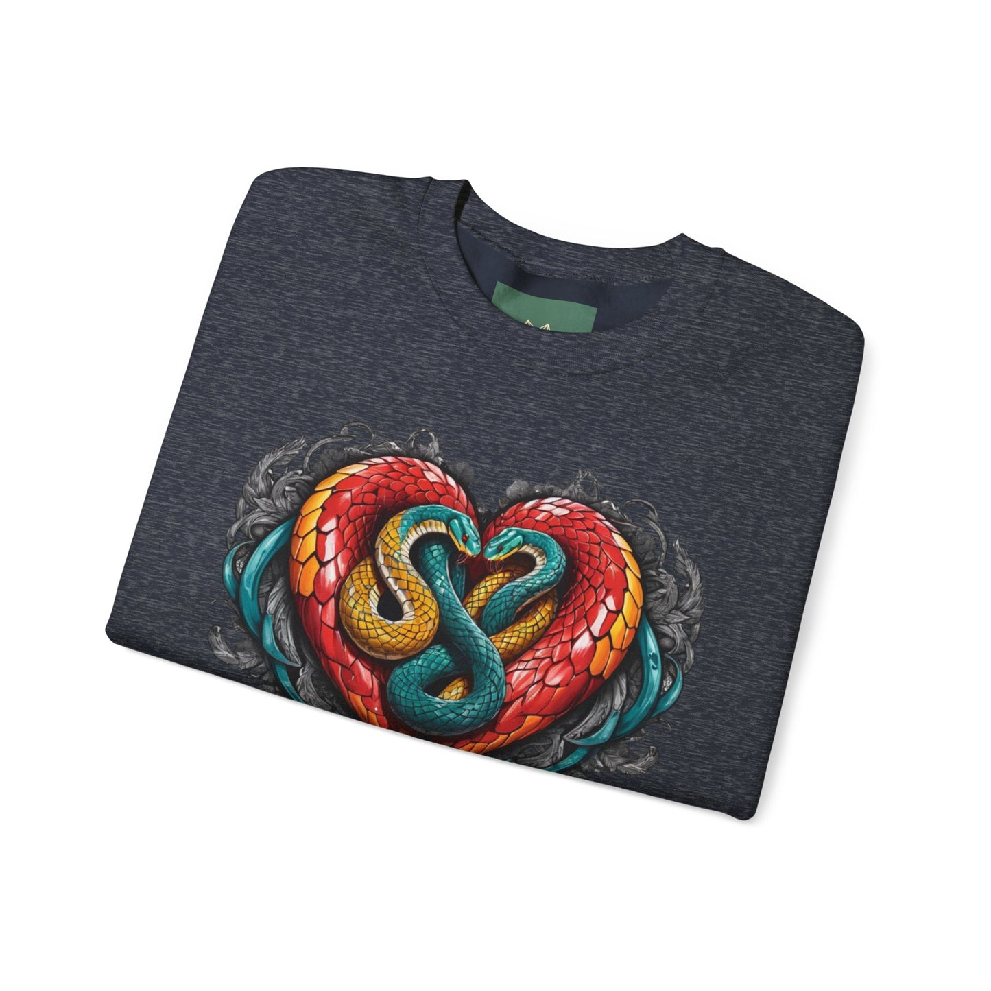 Colorful Serpent Heart Sweatshirt