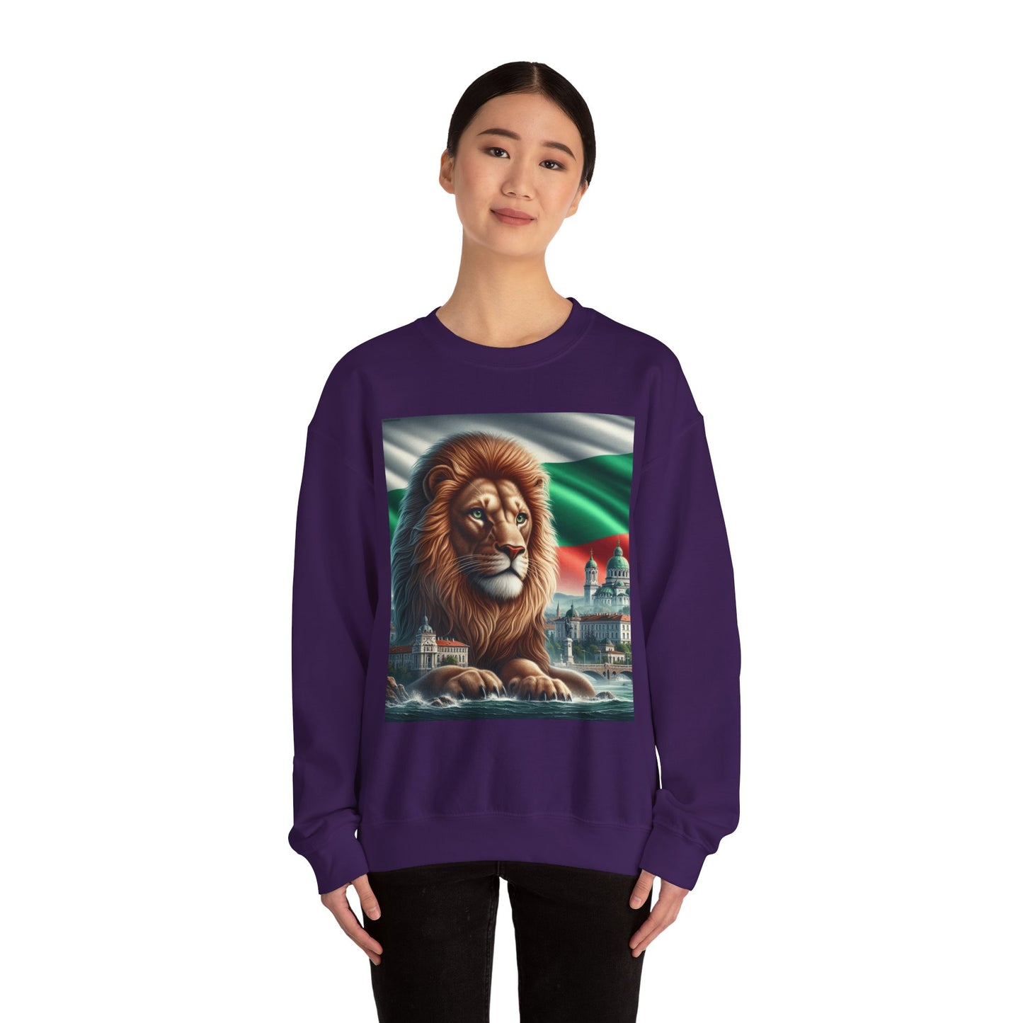 Majestic Lion Sweatshirt - Unisex Heavy Blend™ - Perfect for Animal Lovers