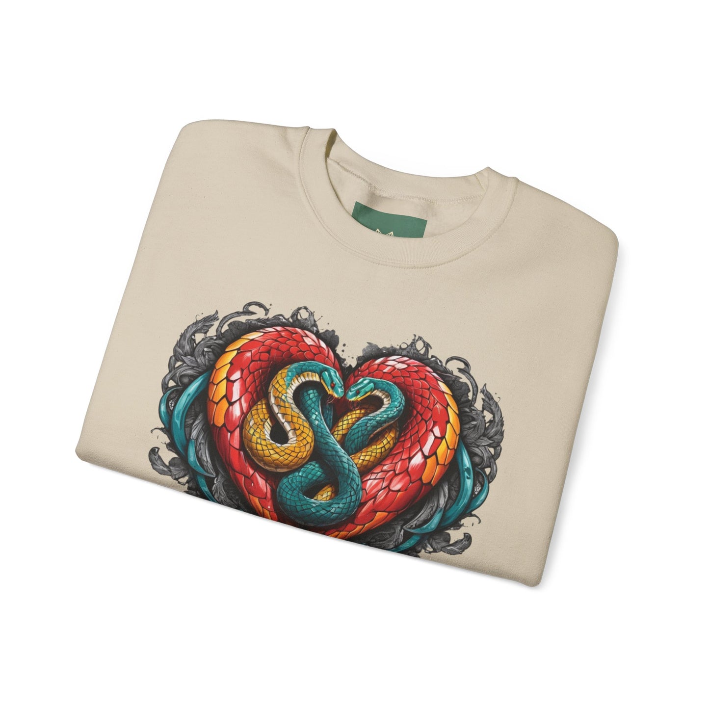 Colorful Serpent Heart Sweatshirt