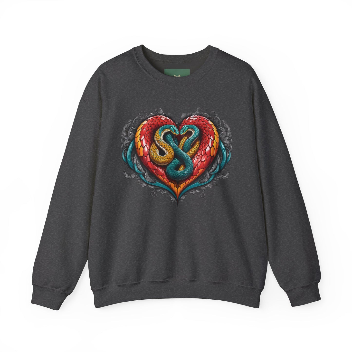 Colorful Serpent Heart Sweatshirt