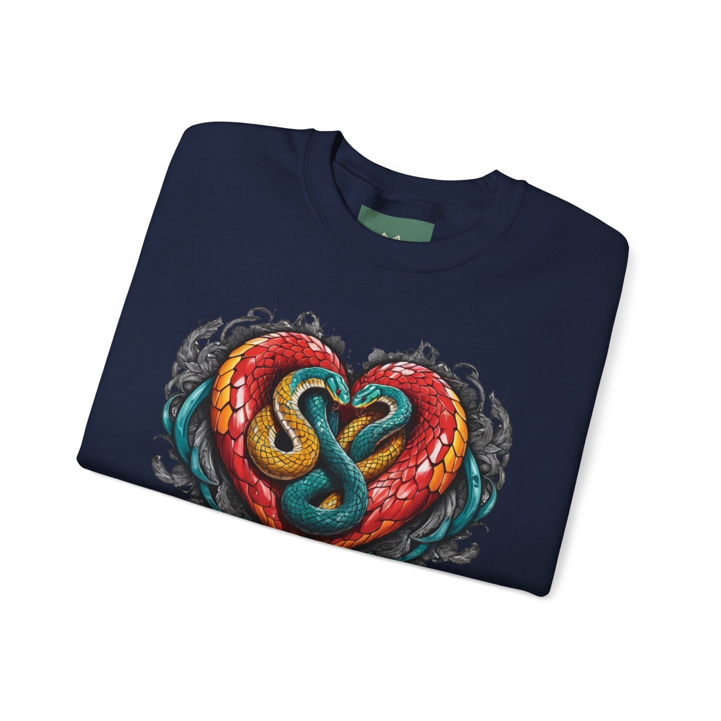 Colorful Serpent Heart Sweatshirt