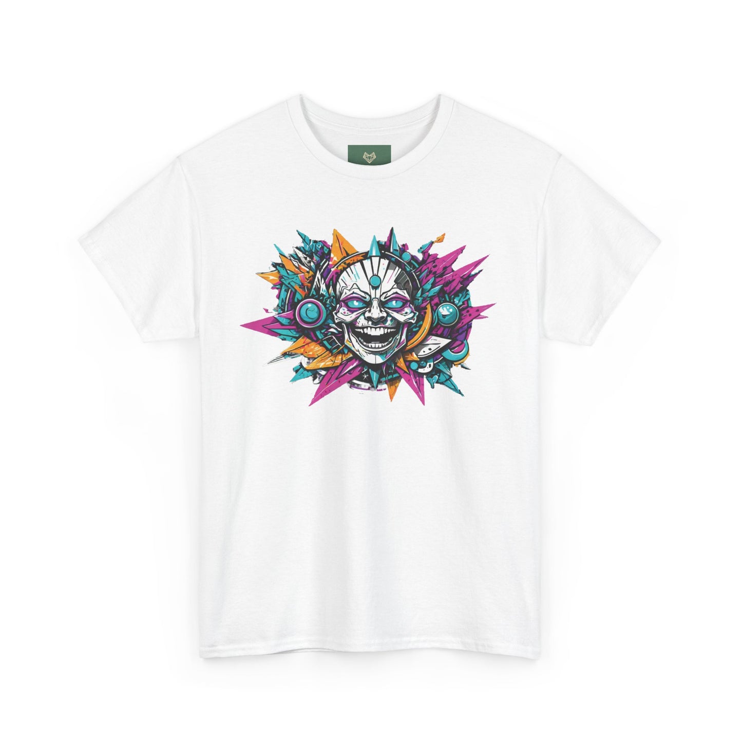 Colorful Graphic Tee - Unisex Heavy Cotton T-Shirt with Vibrant Art Design