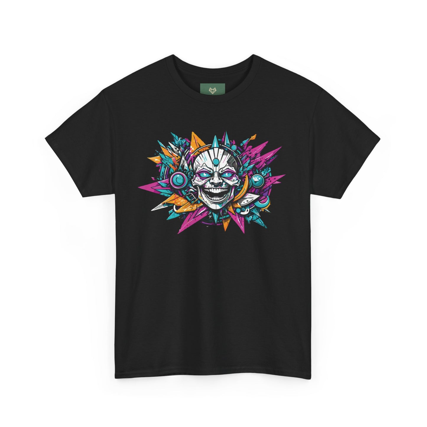 Colorful Graphic Tee - Unisex Heavy Cotton T-Shirt with Vibrant Art Design