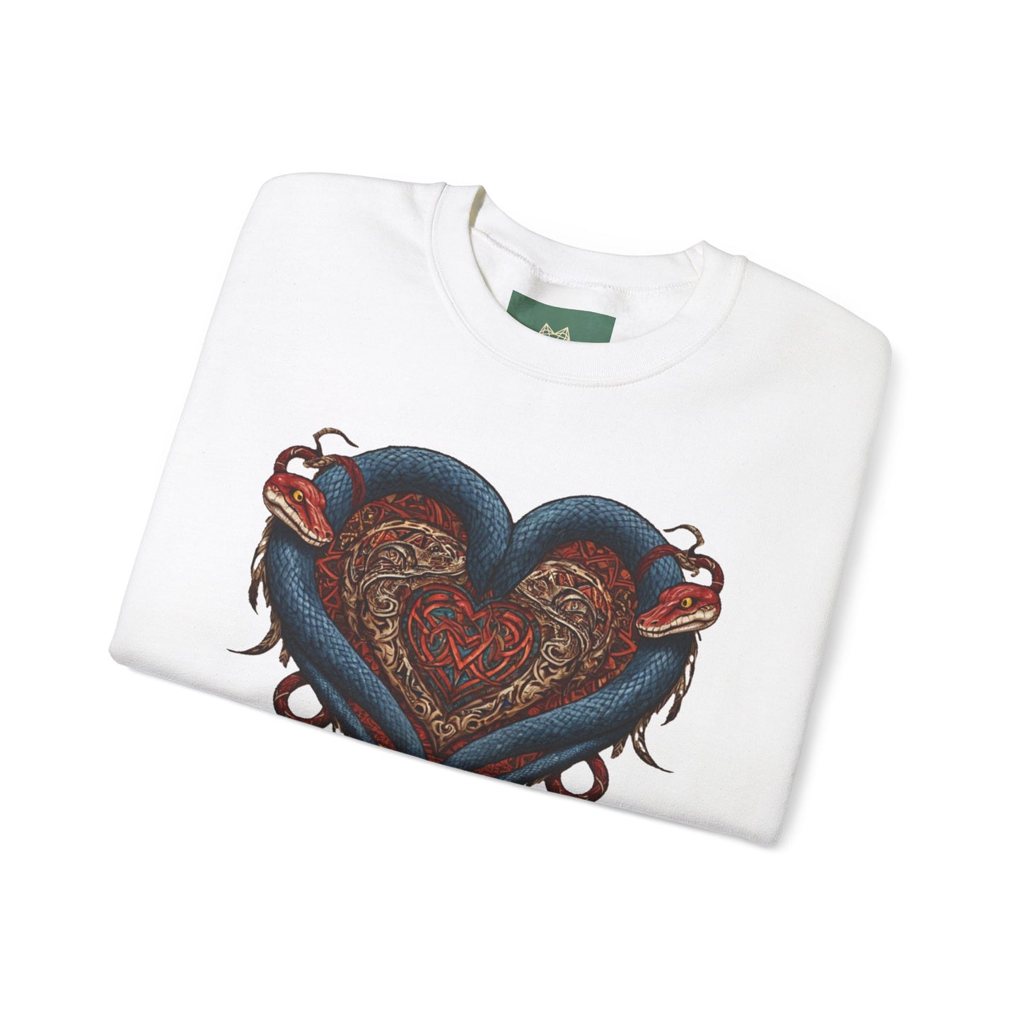 Heart of Ink Unisex Heavy Blend Crewneck Sweatshirt - Cozy Artistic Pullover