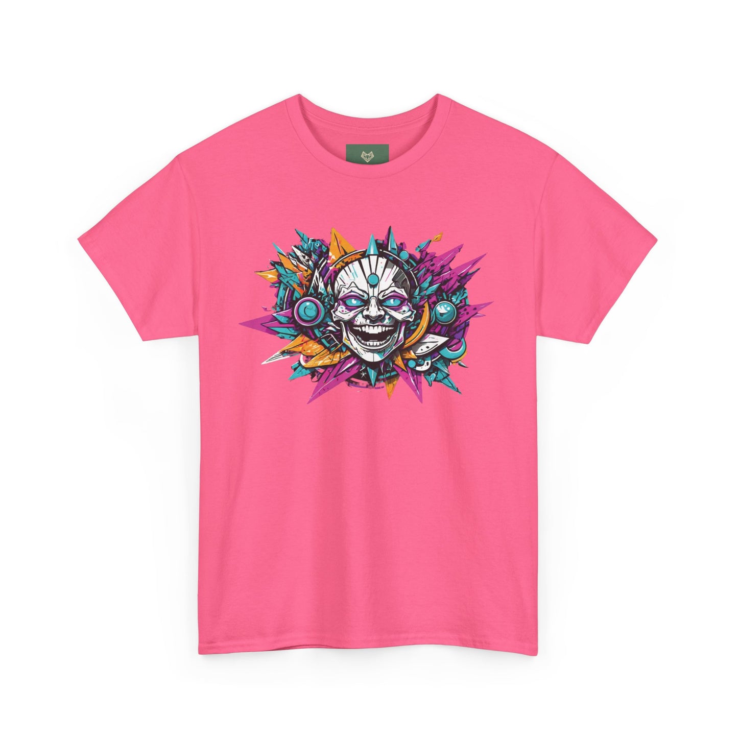 Colorful Graphic Tee - Unisex Heavy Cotton T-Shirt with Vibrant Art Design