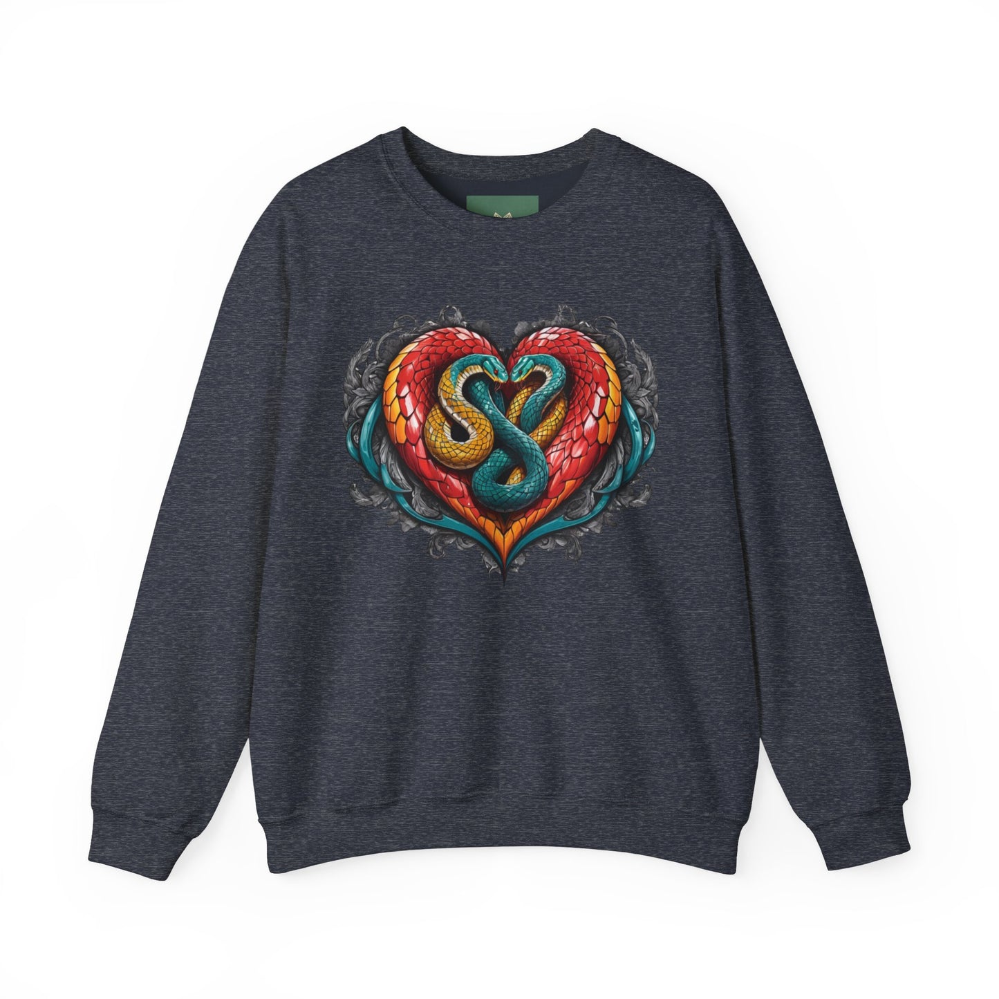 Colorful Serpent Heart Sweatshirt