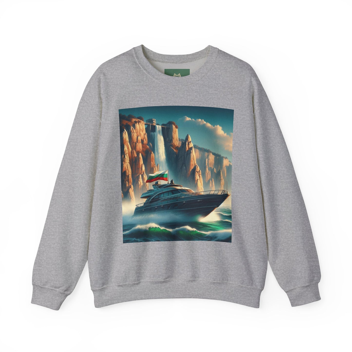 Nautical Adventure Crewneck Sweatshirt - Perfect for Travelers