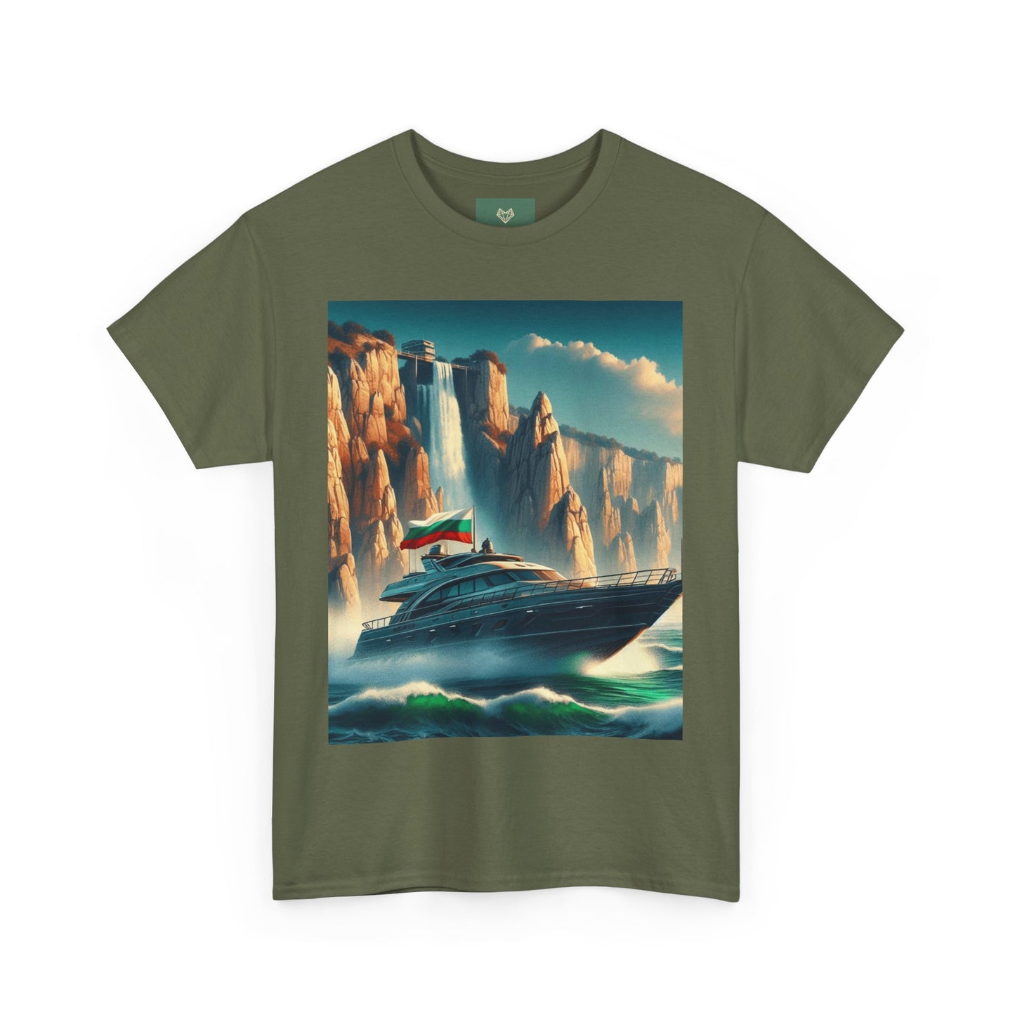 Ocean View Yacht Unisex Heavy Cotton Tee - Perfect for Nautical Lovers and Summer Adventures