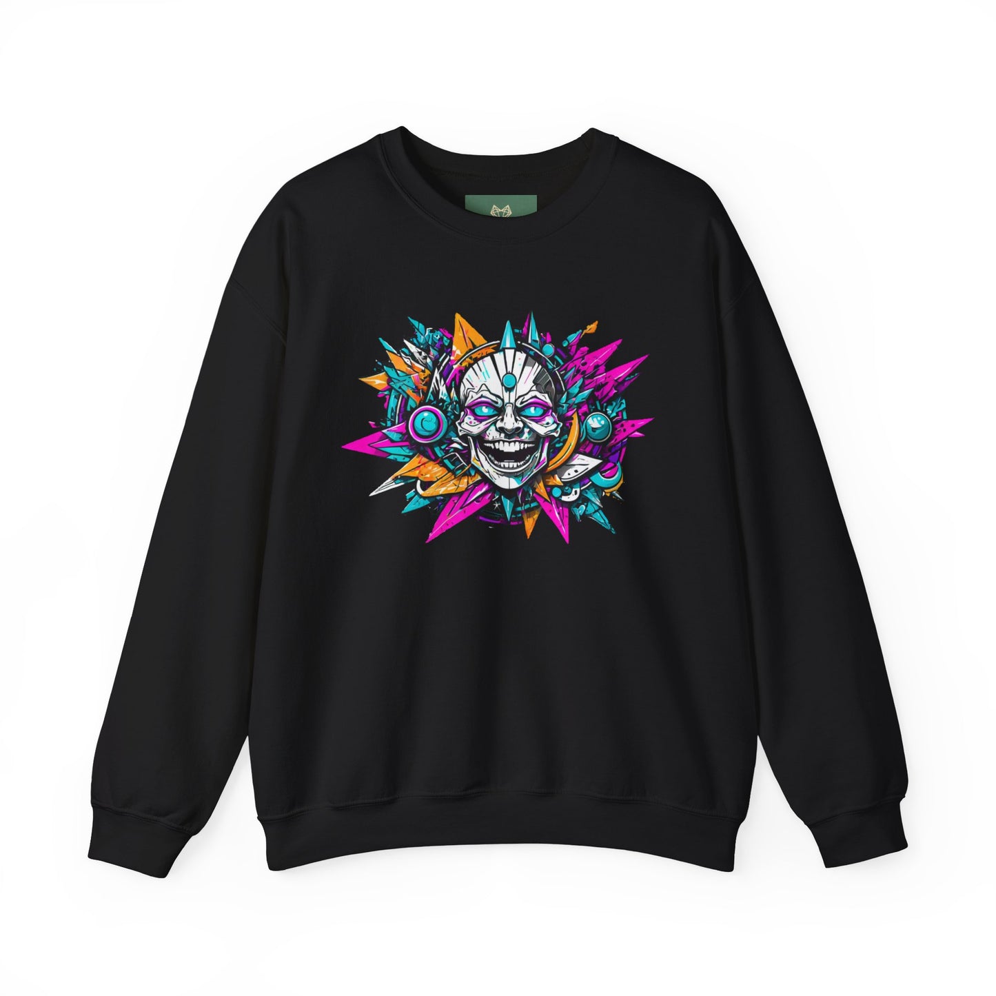 Colorful Graphic Unisex Heavy Blend™ Crewneck Sweatshirt - Perfect for Music Lovers