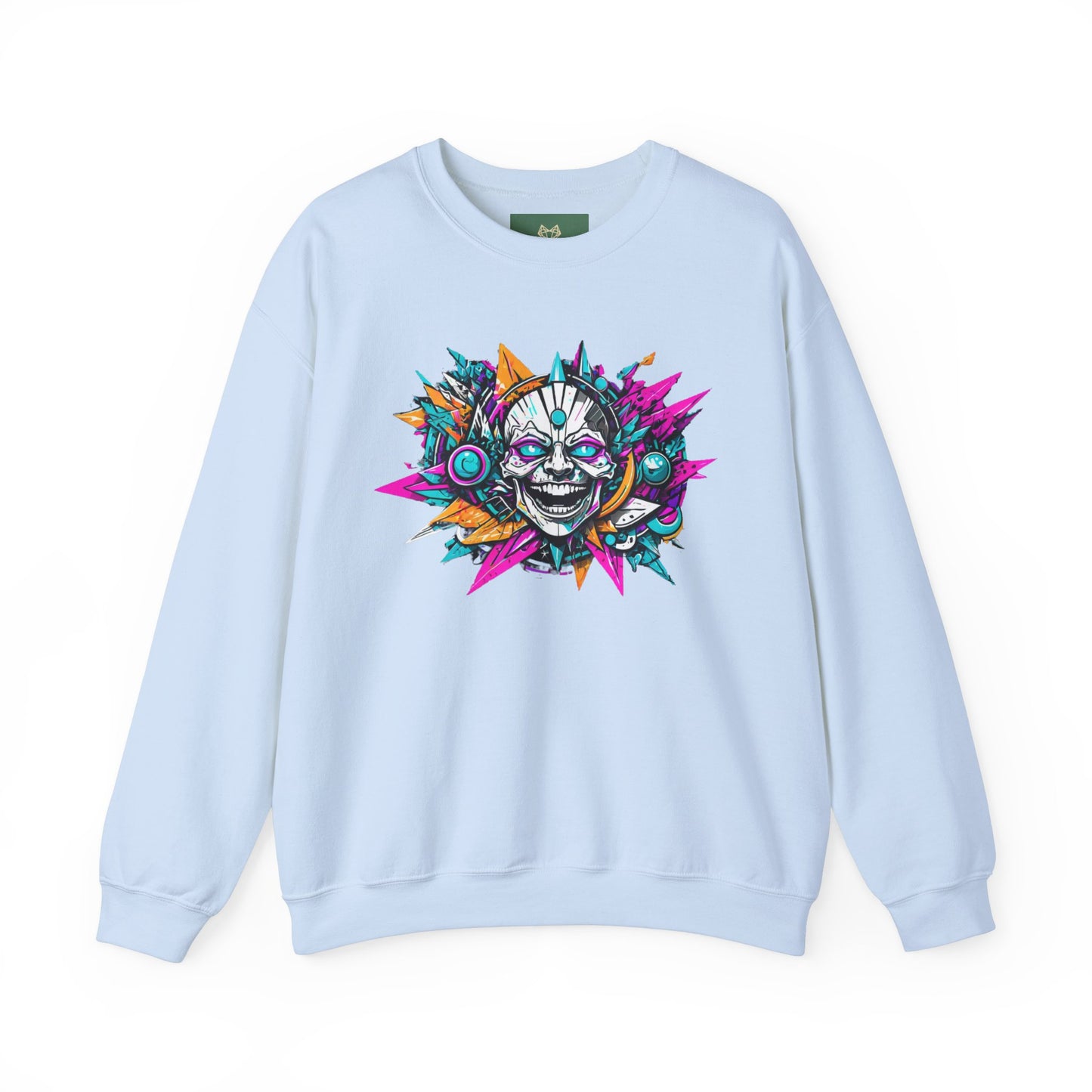 Унисекс Heavy Blend™ суитчър с цветна графика Crewneck - идеален за любителите на музиката