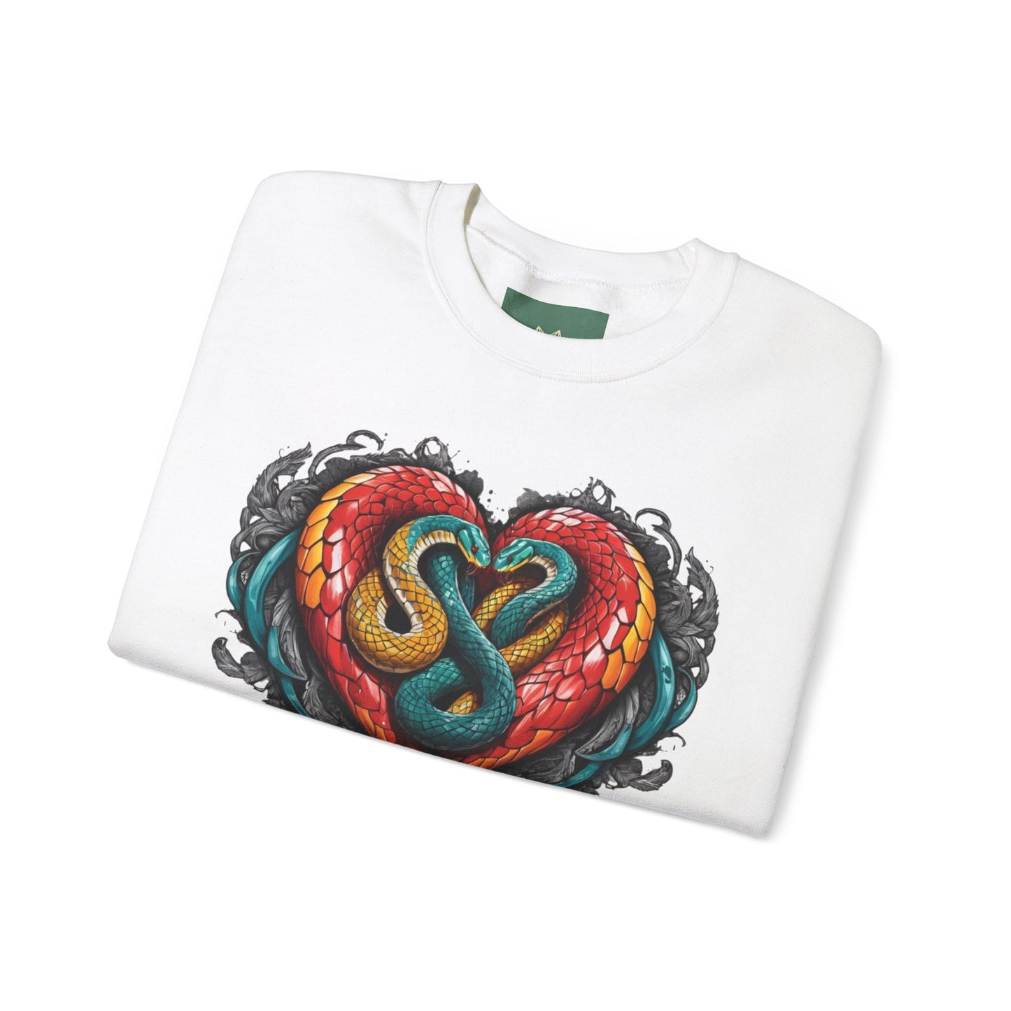 Colorful Serpent Heart Sweatshirt